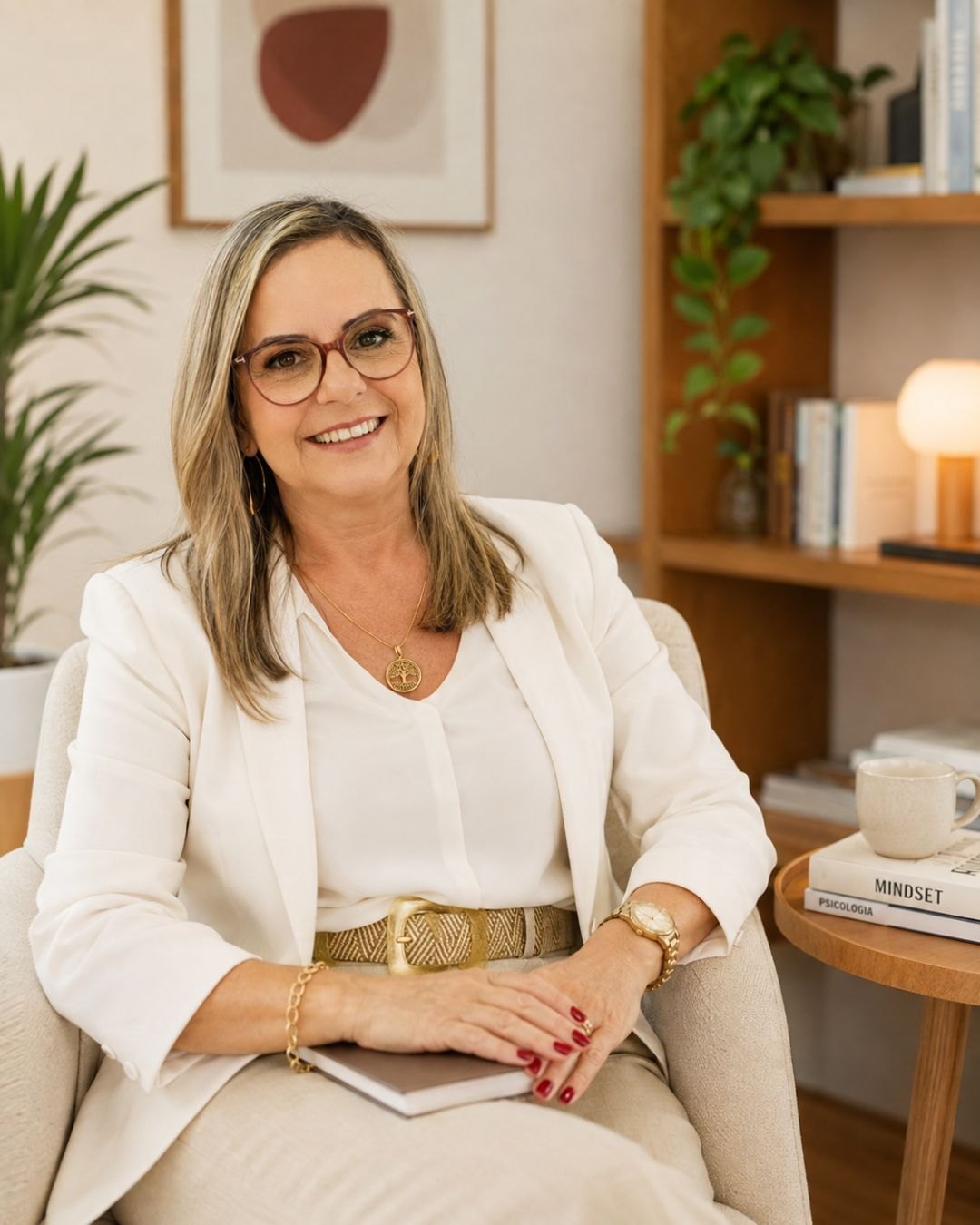 Retrato de Monica Komora, psicóloga clínica